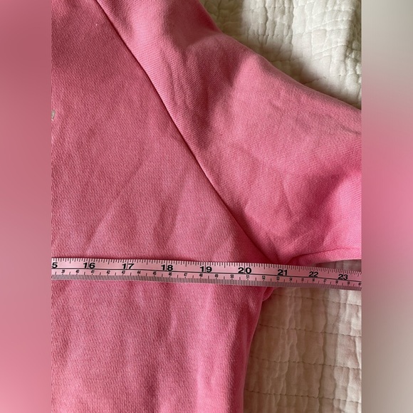 Adidas Men's Crewneck cozy fleece Sweater in Vibrant Pink size small NWOT - Picture 6 of 8